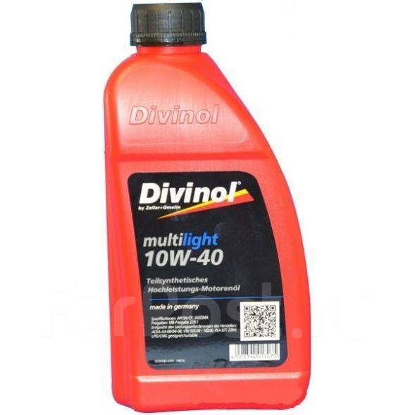 Масло мотор. полусинт. Divinol Multilight 10w-40 API SN/CF, ACEA A3/B4 ...