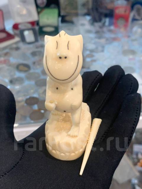 Изделия из клыка моржа Пеликен. Божок. Уэлен. Чукотка, б/у, в наличии ...