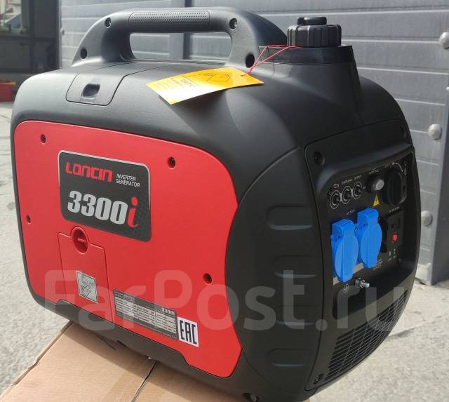 Генератор бензиновый инверторный Loncin LC3300i (2,5-2,75 кВт), в ...