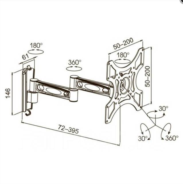 Кронштейн для телевизора на стену своими руками из профиля чертежи поворотный