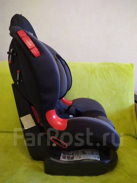 Автокресло siger 1/2 9-25 кг, б/у, в наличии. Цена: 2 000₽ во Владивостоке