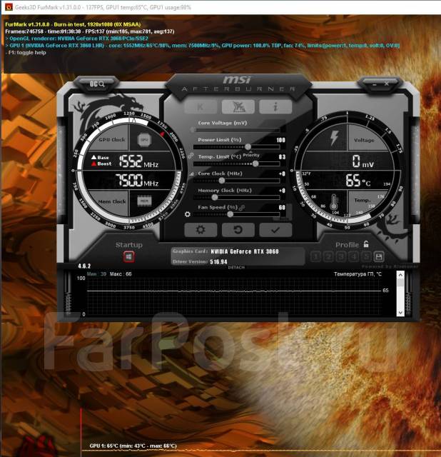 Видеокарта Gigabyte Vision RTX 3060 12GB, б/у, в наличии. Цена: 28 700 ...