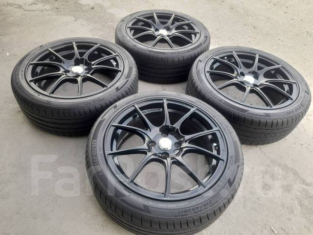 7.3 кг. Шикарные диски Weds sport SA10R 4*100 R17 7J +43 Made in Japan ...
