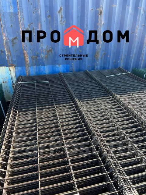 Панель сетка для 3D(3Д) забора 1.53*2.5*3.5мм. RAL 6005, новый, в ...