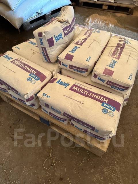 Шпаклевка цементная фасадная Knauf Multi-Finish white (белая) 25кг, в ...
