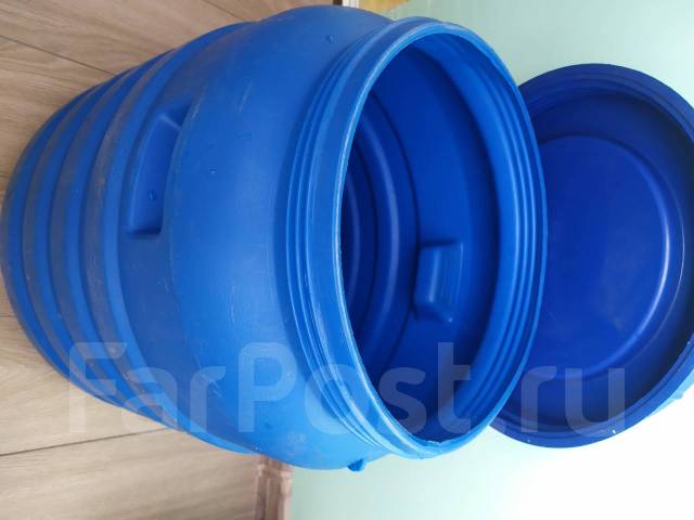 Пластиковая ёмкость 50 литров пищевая, б/у, в наличии. Цена: 2 500₽ во ...