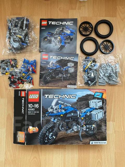 Конструктор Lego Technic 42063 BMW R 1200 GS Adventure (Оригинал лего ...