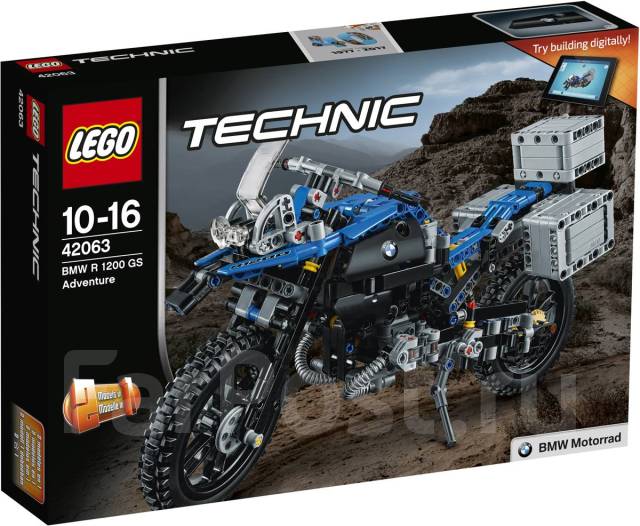Конструктор Lego Technic 42063 BMW R 1200 GS Adventure (Оригинал лего ...