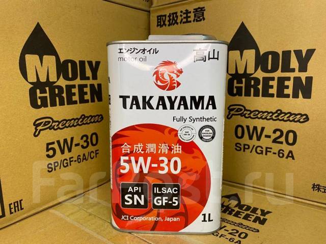 Моторное масло Takayama 5W-30 GF-5 API SN 1л, синтетическое, 1,00 л. SN ...