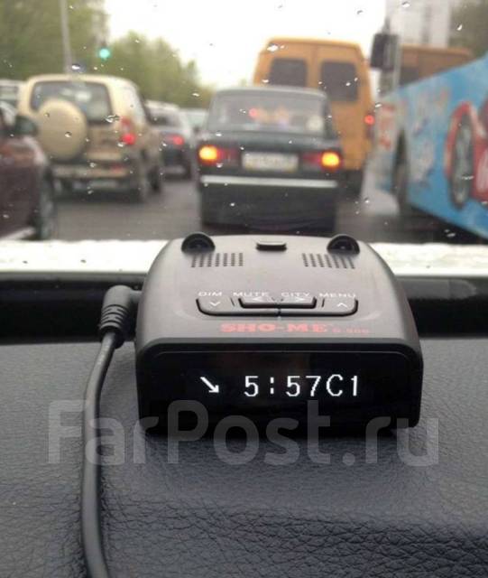 SHO-ME G-800 STR - антирадар с GPS модулем, оснащен OLED-дисплеем, б/у ...