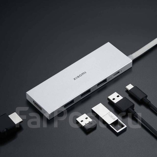 Док-станция Xiaomi Type-C 5-in-1 Docking Station XMDS05YM, новый, в ...