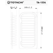 ������ ��������� TA-1334 Totachi, A-1003 17801-22020 MANN C 2620 (������ ��������� TA-1334 Totachi, A-1003 17801-22020 MANN C 2620) TA1334 ����