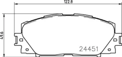 ������� ��������� Prius 30 / Belta 05 / Corolla NZE141 / Premio NZT260 JBP0408 ����