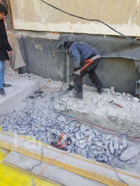 Демонтаж стен, перегородок, полов, СанТехКабина, штукатурки, стяжки ...