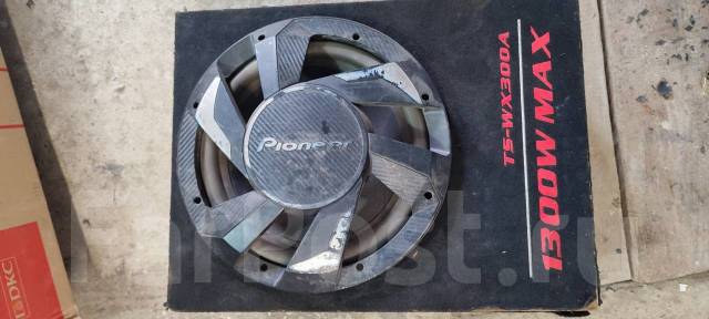 Pioneer TS-WX300A, коаксиальные, сабвуферы (нч), 350 Вт, активный, с ...