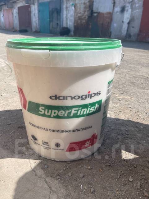 Шпатлевка SuperFinish Danogips 24кг, в наличии. Цена: 1 200₽ во ...