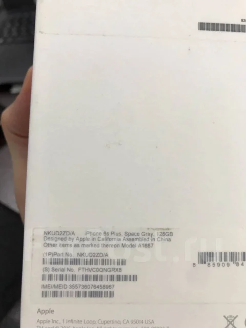 Apple iPhone 6s. �/�, 128 ��, �����, 4G LTE ����