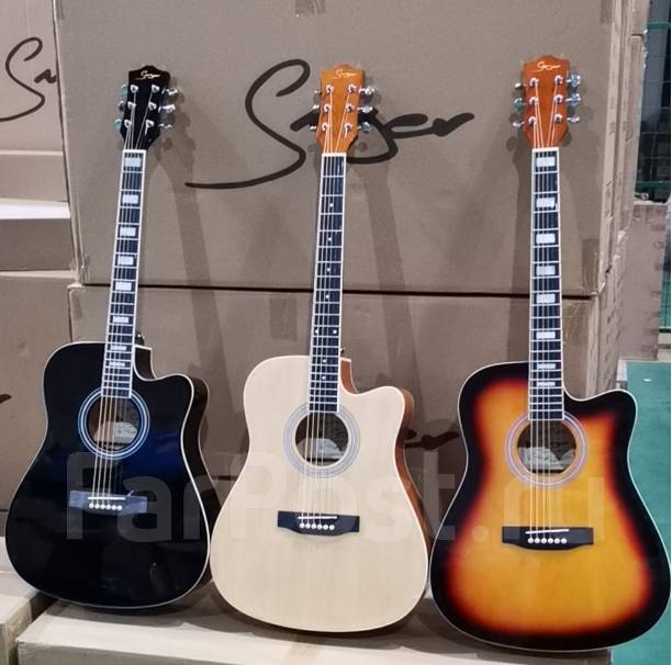 Новая качественная акустическая гитара 41" Smiger GA-H16 + бонусы ...