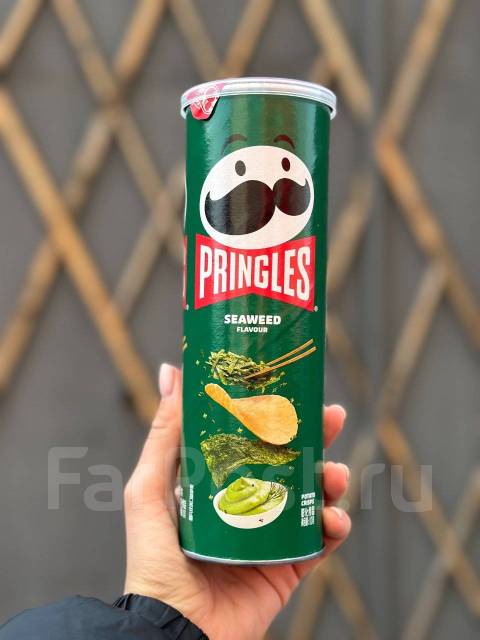 Чипсы Pringles cо вкусом морской капусты 110 гр, в наличии. Цена: 200 ...