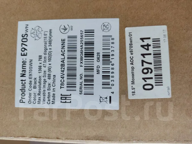 AOC. 18.5", ���������� �� (LCD, LED, QLED) ����