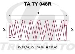 ������� �������� ���� (���� �� �-�) Corolla RUNX/Allex/WILL 01-06 TATY048R ����