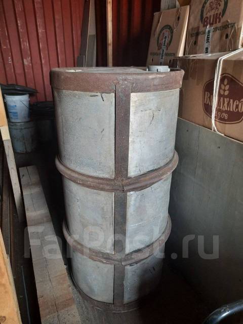 Бочка металичнская 250л, б/у, в наличии. Цена: 5 500₽ во Владивостоке