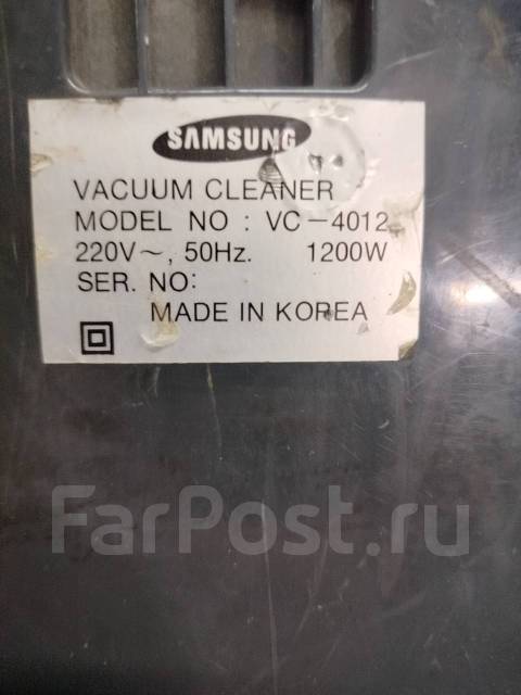 Электродвигатель для пылесоса Samsung 1200W, б/у, в наличии. Цена: 1 ...