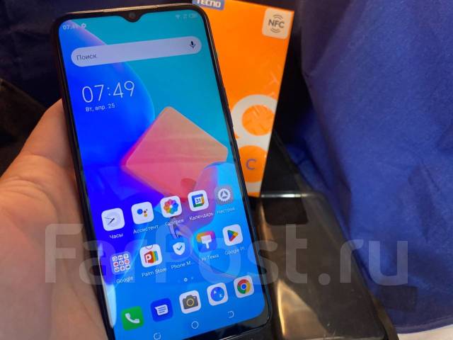 Смартфон Tecno Spark 8C 4+1/64Gb Отличное состояние! БарахолкаДВ, 64 гб ...