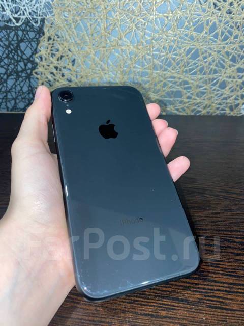 Apple iPhone XR, 128 гб, 6.10", моноблок, черный, 4G LTE, б/у, в ...