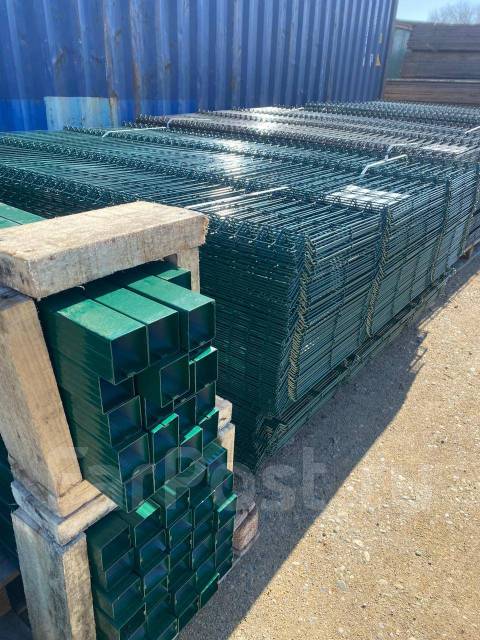 Панель сетка для 3D(3Д) забора 1.53*2.5*3.5мм. RAL 6005, новый, в ...