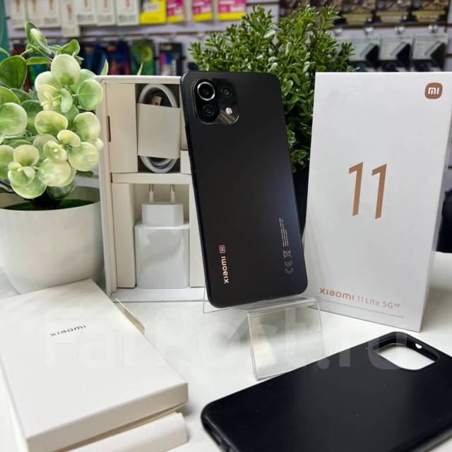 Xiaomi Mi 11 Lite 5G NE 8/128GB, 6.55", моноблок, черный, 3G, 4G LTE ...