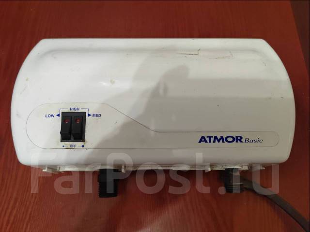 Проточный водонагреватель, Atmor, электрический, 5,00 кВт. б/у, в ...