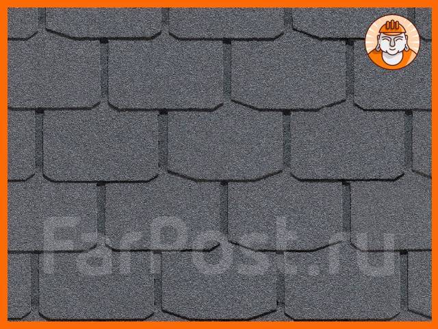 Гибкая черепица Docke Standard Крона Серая, в наличии. Цена: 893₽ в ...