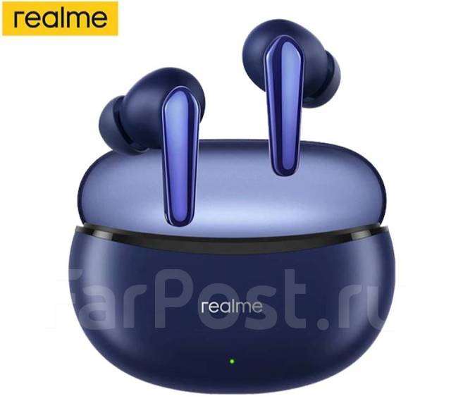 Беспроводные наушники Realme Buds Air 3 Neo TWS IPX5 ENC Blue РСТ ...