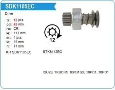 ������� �������� Isuzu Trucks 10PB1SS, 10PC1, 10PD1 12T Krauf SDK1105EC ����