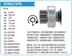 ������� �������� Toyota, BMW, 1ZZ / 1KR / 1SZ / 2TR 9T Krauf SDN6379PN ����