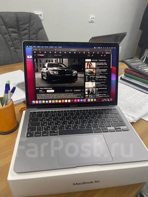 MacBook Air 13 M1 2020, ультрабук, игровой, 13.3", 256 Гб, 8 гб, WiFi ...