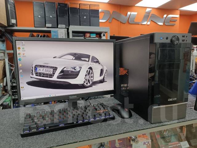 ПК для дома и офиса! G3240, 4Гб, SSD! +монитор 22! Гарантия! Обмен, б/у ...