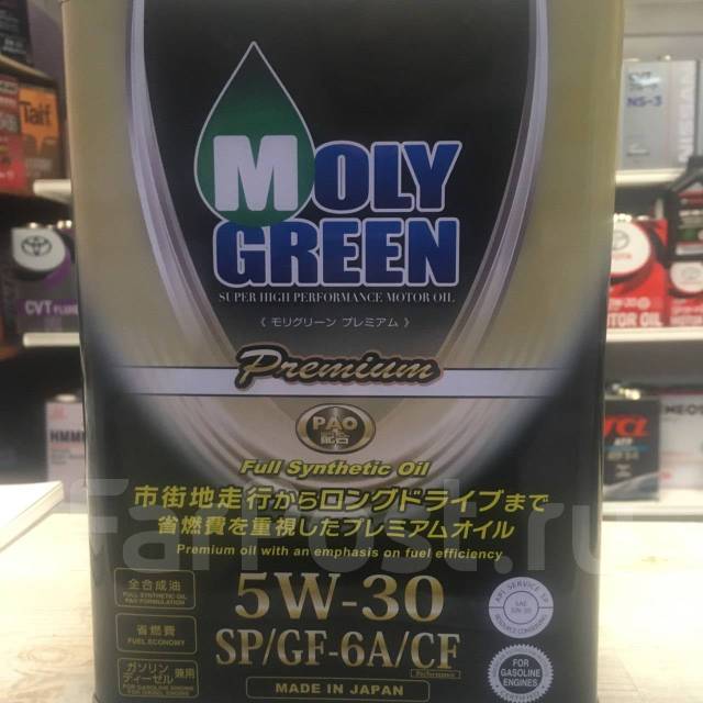 Moly green premium 5w30 4л, 4,00 л. в наличии. Цена: 3 400₽ в Красноярске
