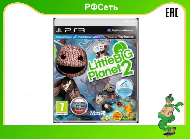 Игровой Диск PS3 - Little Big Planet 2. РФ Сеть, В Наличии. Цена.