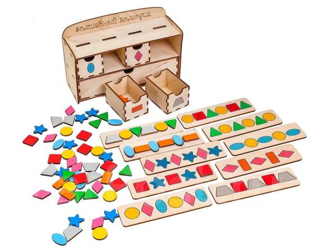Деревянная игрушка Волшебный комодик, новый, в наличии. Цена: 800₽ во ...