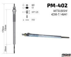 ����� ����������� 11V Mitsubishi 4D56T 4M41 (PM-402) 1820A006 ����