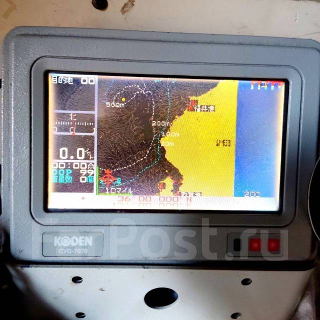 KODEN GPSプロッター付き魚探 CVG-7070 中古 モニターのみ