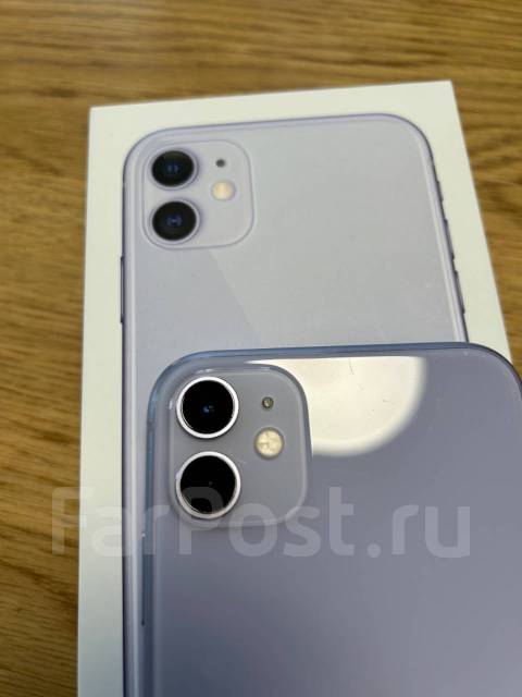 Apple iPhone 11, 64GB, Purple, 64 гб, 6.10", фиолетовый, 4G LTE, б/у, в ...