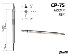 ����� ����������� 7V Nissan M9R V9X (CP75) 1106500Q0C ����