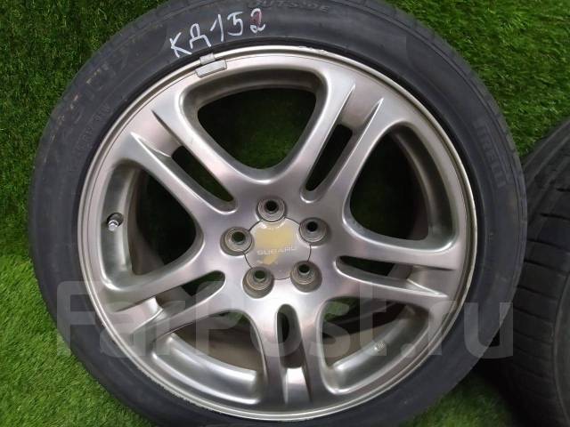 Диски Subaru R17/5-100 КД151, 17", 1 шт, 5x100, 56,1 мм. 4 шт, б/у, в ...