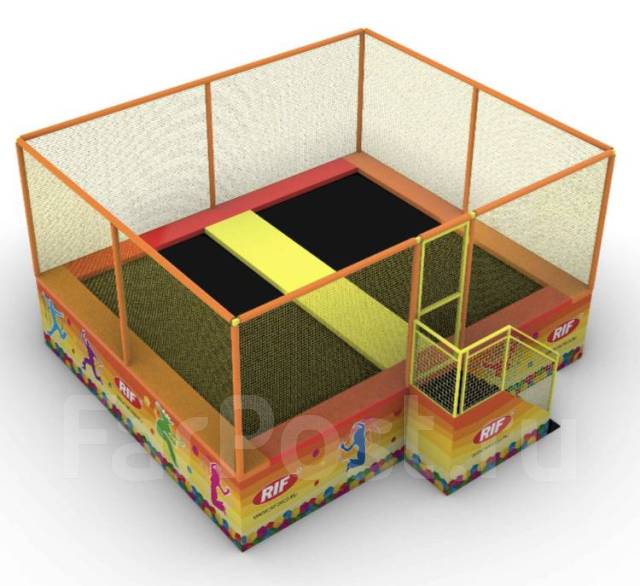 Батутный парк 2 jump акробатика, б/у, в наличии. Цена: 450 000₽ во ...