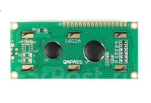 ЖК-дисплей 1602A синий экран с подсветкой, белый шрифт, 5V itslab ...