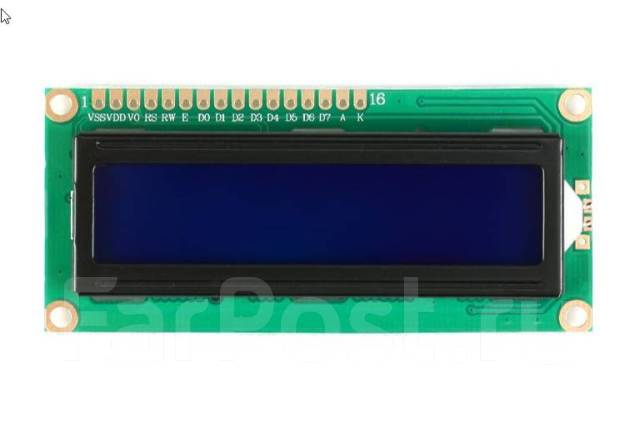 ЖК-дисплей 1602A синий экран с подсветкой, белый шрифт, 5V itslab ...