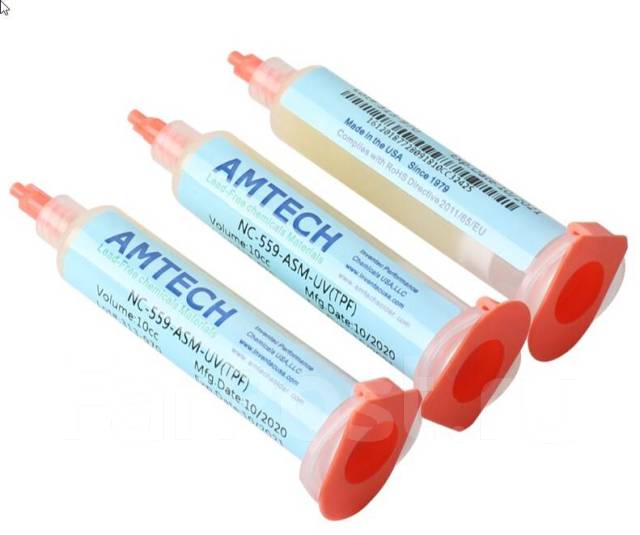 Флюс для пайки NC-559-ASM-UV(TPF), новый, в наличии. Цена: 200₽ во ...